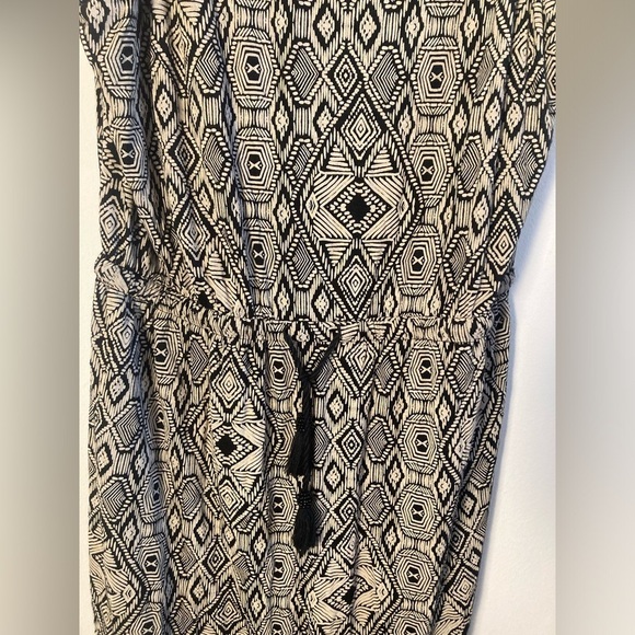 Lucky Brand Jersey Tank Dress XL Geo Aztec Boho - Picture 14 of 15